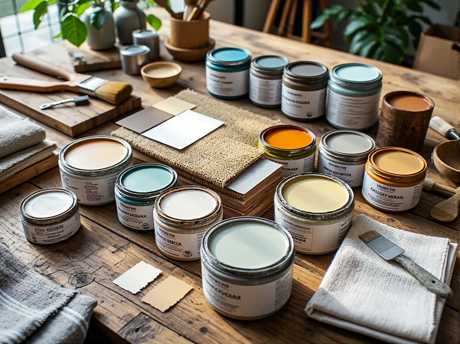 Dziecko bawiące się przy bezpiecznie odrestaurowanym stoliku, ekologiczne materiały do mebli dziecięcych.