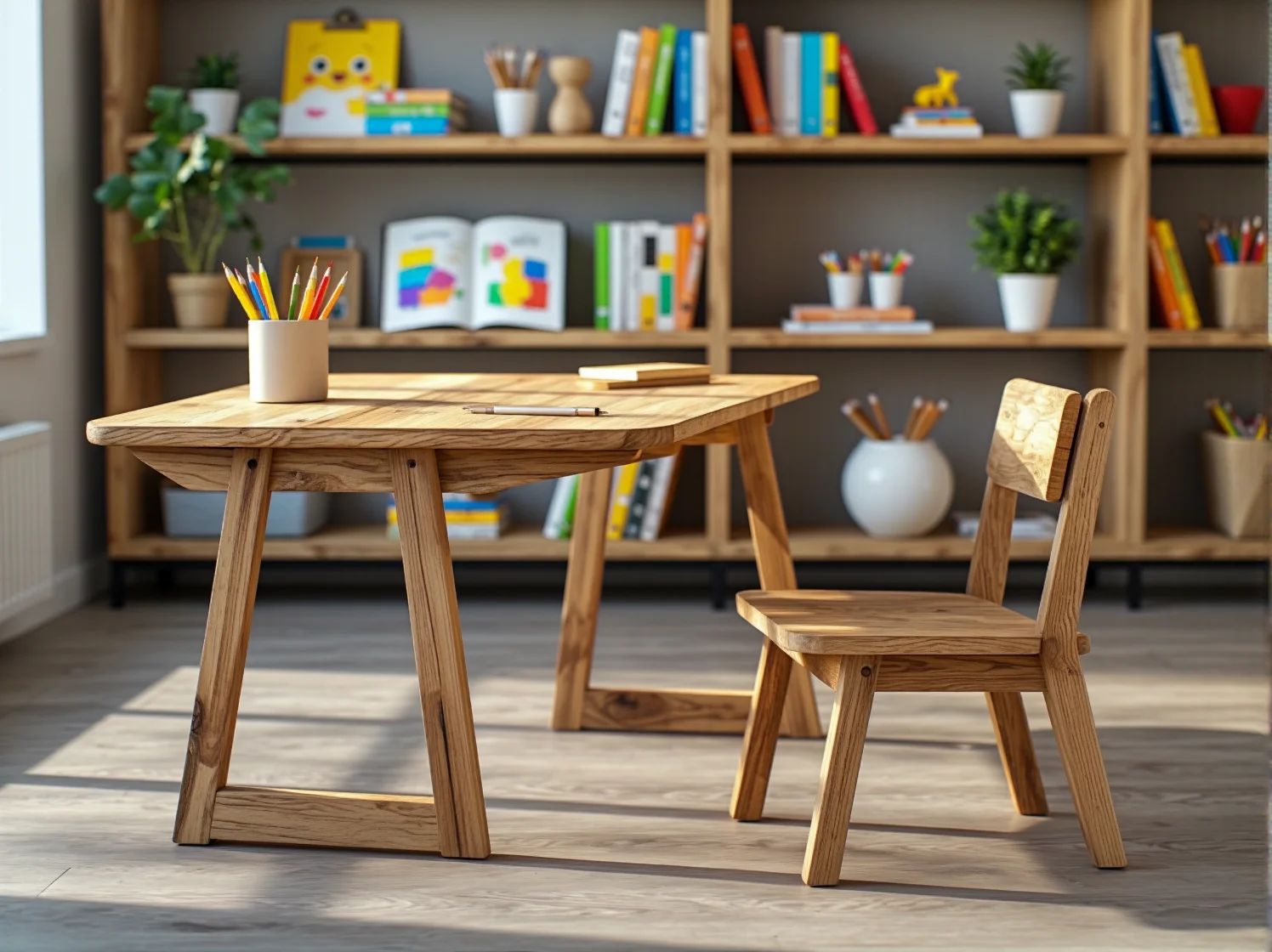 Próbki ekologicznych tkanin tapicerskich z lnu i bawełny organicznej do odnowienia fotela w pokoju dziecka.