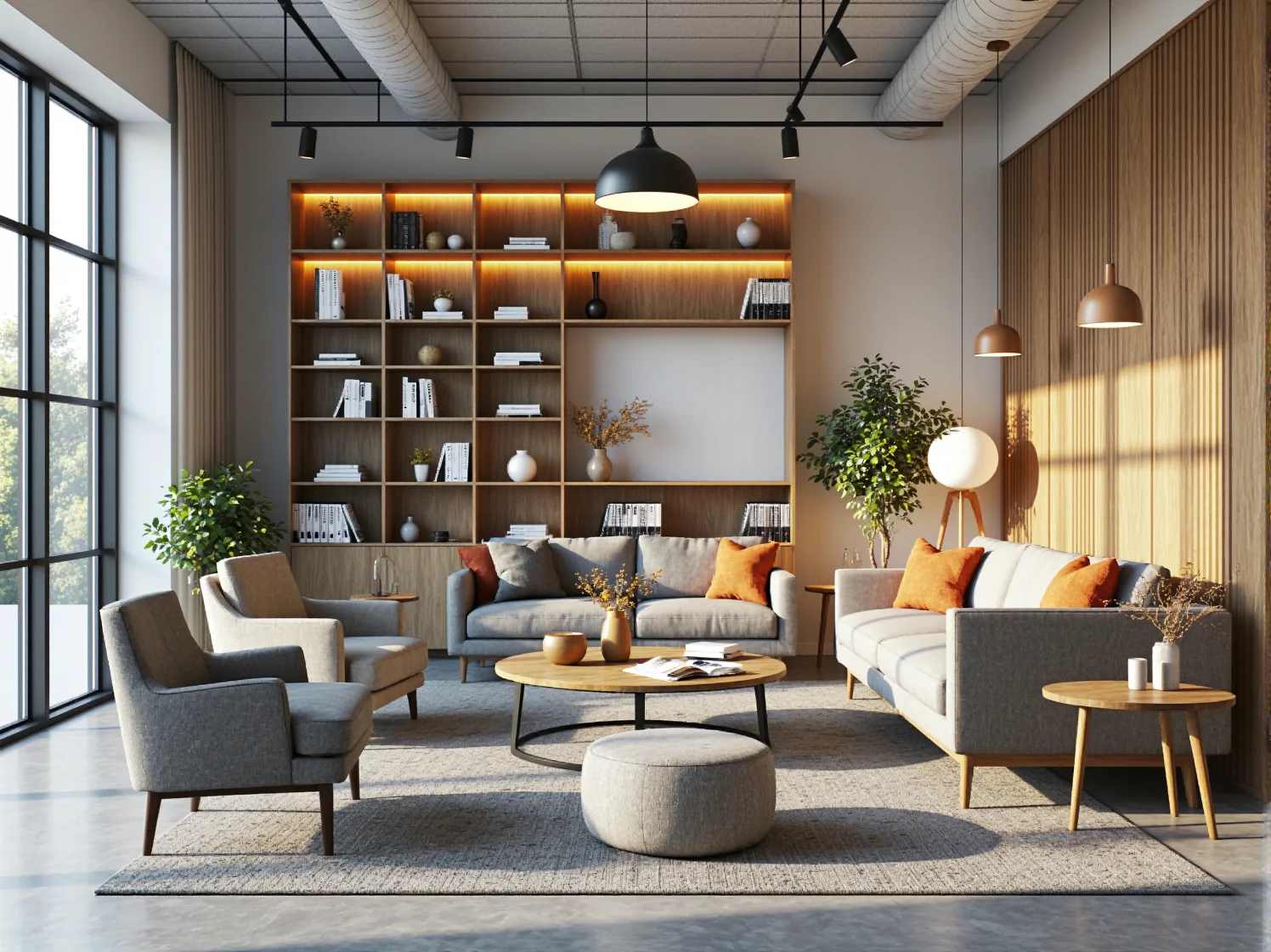 Kreatywne i tanie rozwiązania meblowe w aranżacji małego biura coworkingowego.