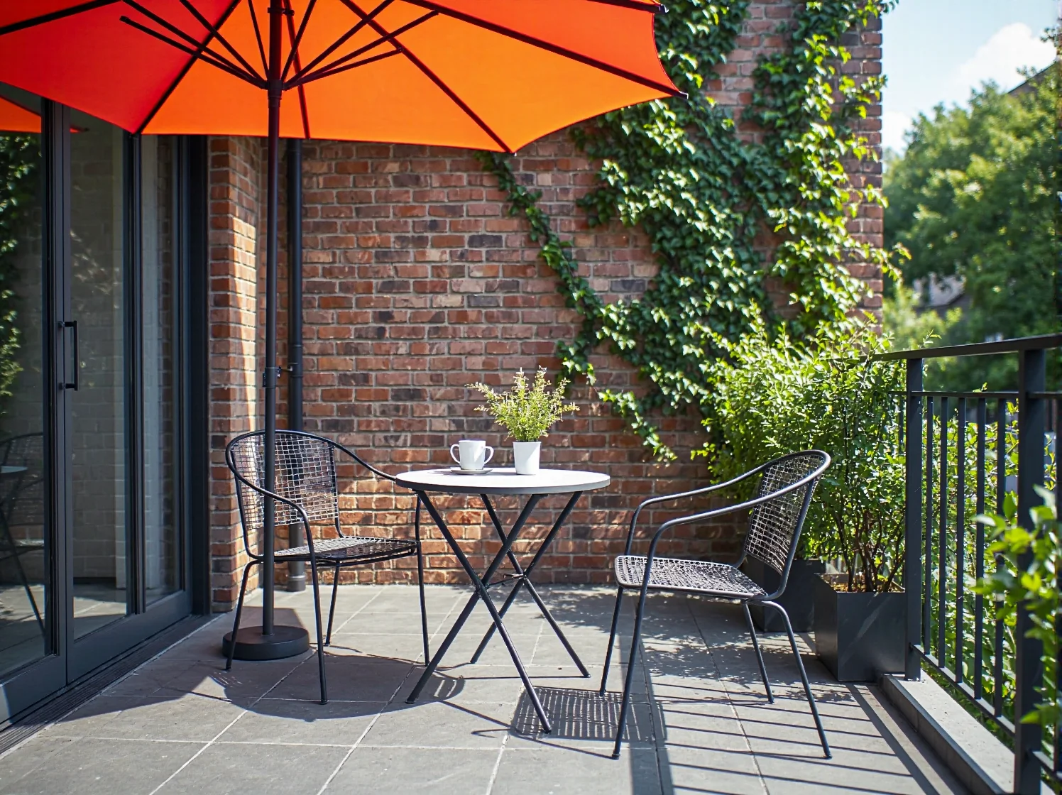 Wybór materiałów na meble balkonowe: porównanie drewna, metalu i technorattanu.