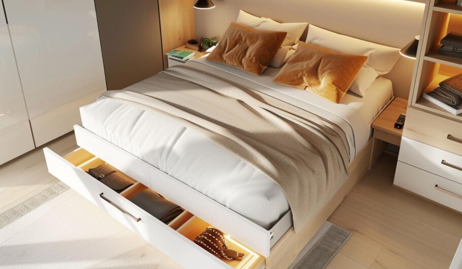 Łóżka kontynentalne z funkcją przechowywania – jak najlepiej wykorzystać ich możliwości?
