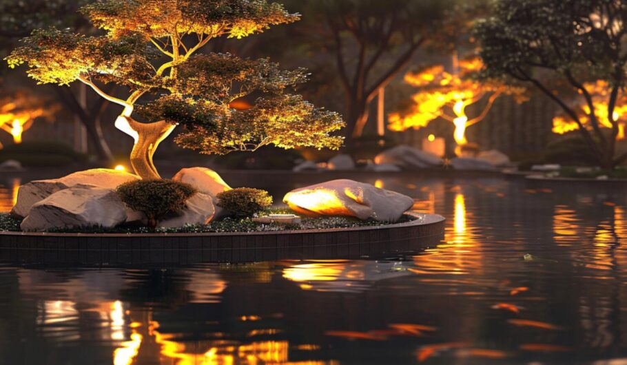 Oświetlenie punktowe w ogrodzie – jak podkreślić piękno roślin